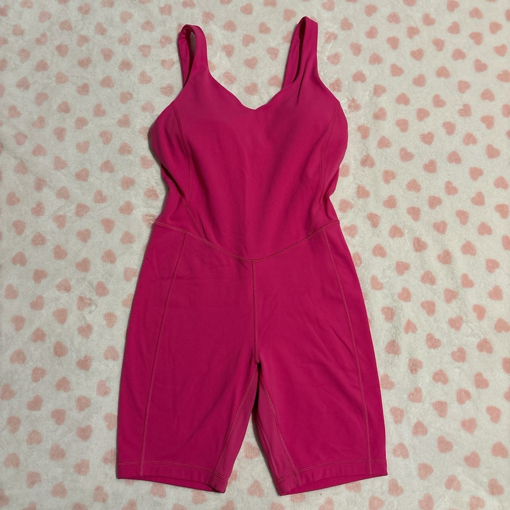 Lululemon align onesie sonic pink size 6